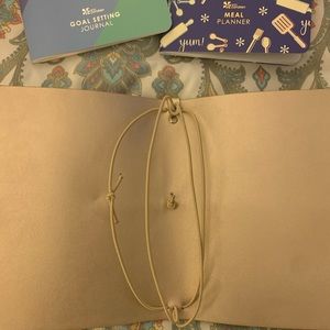 Erin Condren Gold TriFold Cover w/ Meal & Goals